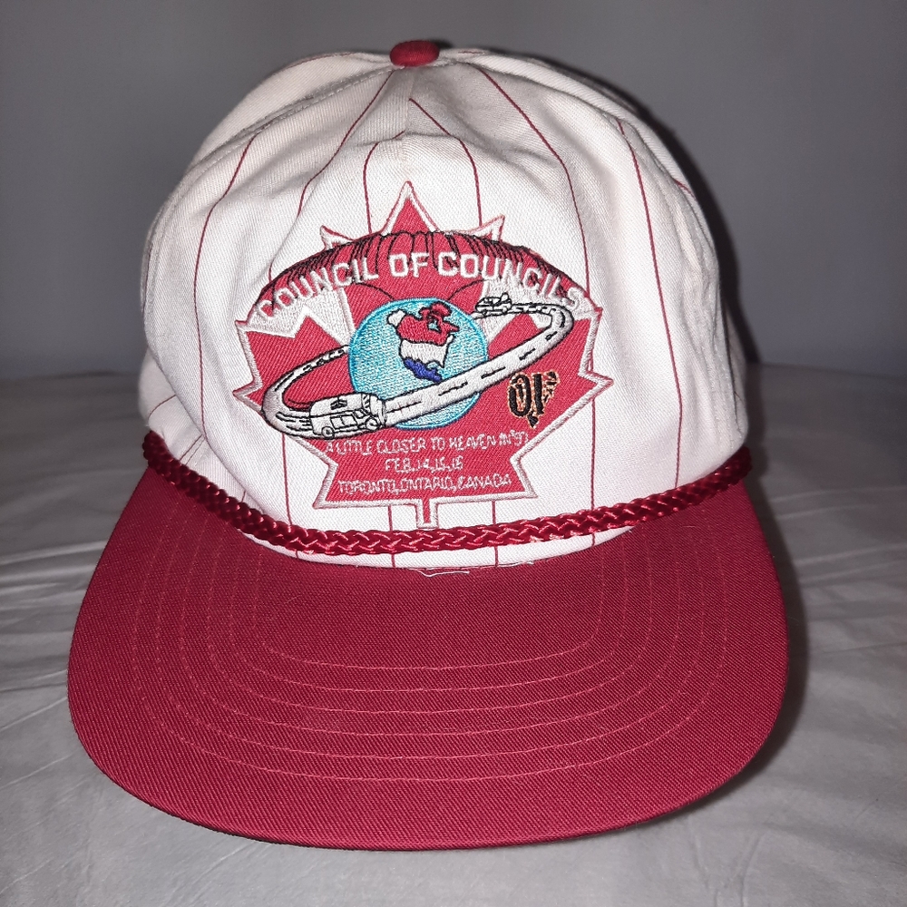 Vintage 97 council of councils toronto double snapback hat